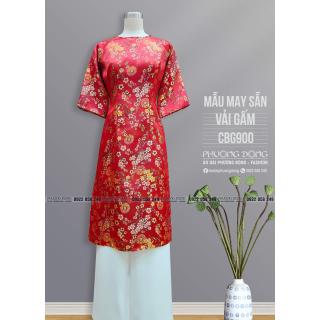 Áo Dài Cách Tân Gấm Cao Cấp CBG900